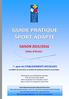 I. LE SPORT ADAPTE :... 2 II. LICENCES SPORTIVES - SAISON 2015/2016 : INFORMATIONS ET TARIFS... 2