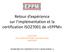 Retour d expérience sur l implémentation et la certification ISO27001 de «EPPM»
