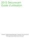 2015 Securexam Guide d utilisation