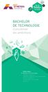 BACHELOR DE TECHNOLOGIE