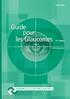 Guide pour les Glaucomes II ème Edition