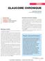 GLAUCOME CHRONIQUE. Rappels physiopathologiques OBJECTIFS. Item 82