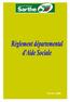 Règlement Départemental d Aide Sociale PRÉAMBULE. aide sociale aux personnes handicapées,