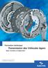 Formation technique. Transmission des Véhicules légers. Types, fonctions et diagnostics