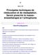 Principales techniques de rééducation et de réadaptation. Savoir prescrire la massokinésithérapie