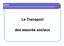 Le Transport. des assurés sociaux