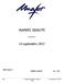 MANUEL QUALITE. 14 septembre 2011. Version I MQ VERSION I MANUEL QUALITE PAGE 1/20. ELP V : Manuel Qualité Version I 14 septembre 2011 1/19
