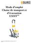 Mode d'emploi Chaise de transport et d'évacuation EXSIT 101