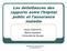 Les défaillances des rapports entre l hôpital public et l assurance maladie