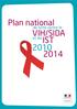 Plan national VIH/SIDA IST 2010 2014. de lutte contre le. et les
