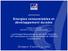 Energies renouvelables et développement durable