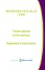REGION DES PAYS DE LA LOIRE. Fonds régional Santé publique. Règlement d intervention