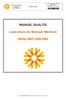MANUEL QUALITE. Laboratoire de Biologie Médicale QUALI-BIO UNILABS