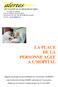 LA PLACE DE LA PERSONNE AGEE A L HOPITAL