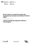 Norme relative au système de gestion des fournisseurs de services de contrôle de l ACSTA (2009)