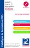 Catalogue de formations 2015