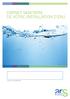 CARNET SANITAIRE DE VOTRE INSTALLATION D EAU