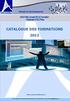 CATALOGUE DES FORMATIONS 2012