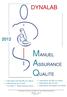 MANUEL ASSURANCE QUALITE