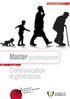 www.u-bordeaux3.fr Master professionnel Communication et générations