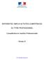 REFERENTIEL EMPLOI ACTIVITES COMPETENCES DU TITRE PROFESSIONNEL. Conseiller/ère en Insertion Professionnelle. Niveau III