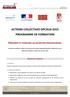 ACTIONS COLLECTIVES OPCALIA 2015 PROGRAMME DE FORMATION