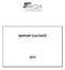 RAPPORT D ACTIVITÉ 2013