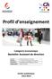 Profil d enseignement