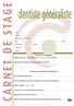 CARNET DE STAGE dentiste généraliste