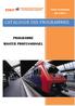 CATALOGUE DES PROGRAMMES