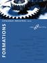 Confiance. Objectifs. Satisfaction. Développement. Expérience. Passion C ATA L O G U E I N D U S T R I E L 2014. Compétence