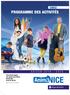 PROGRAMME DES ACTIVITÉS