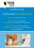 haute école catégorie paramédicale