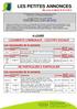 LES PETITES ANNONCES 1