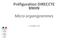 Préfiguration DIRECCTE BNHN Micro organigrammes. 20 octobre 2015