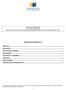 OBJECTIF. 2 RESULTATS. 2 INDICATEURS D IMPACT. 2 PRE-REQUIS. 2 ACTIVITES ET LIVRABLES. 2 PLANNING. 6 PRESTATAIRES. 6 PLAFOND DES CONTRIBUTIONS.