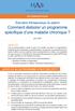 Comment élaborer un programme spécifique d une maladie chronique?