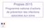 Propias 2015. Programme national d actions de prévention des infections associées aux soins