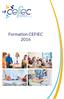 Formation CEFIEC 2016