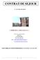 CONTRAT DE SEJOUR ACCUEIL DE JOUR