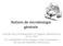 Notions de microbiologie générale