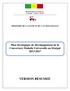 MINISTERE DE LA SANTE ET DE L ACTION SOCIALE. Plan Stratégique de Développement de la Couverture Maladie Universelle au Sénégal 2013-2017