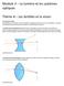 Module 3 La lumière et les systèmes optiques. Thème 4 Les lentilles et la vision