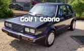Golf Cabrio 1.6 Karman, '89, 124.000 km, Embrayage neuf, nouvelle distri., pneus été en b.ét., 4.200.- à disc., Tel. 621792366 Golf III 1.8 ess., 10/97, 123.000 km, rouge, tr. éco, 5p.