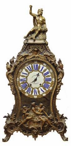 23 cm 3 000 / 4 000 GK Etienne Cormasson fut reçu maître horloger en 1722, son atelier était rue Saint-Martin à Paris, il mourut peu avant 1758.