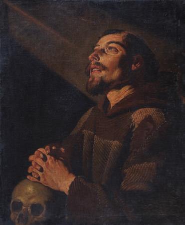 439 Mathias STOMER (1600-1650), attribué à Saint François en prière