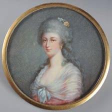 Sans cadre 600 / 800 RM 470 École SUISSE du XVIIIe siècle Portrait de la famille Andrieux (est de la champagne) Sur sa toile d origine.