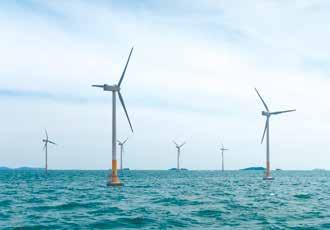 Pourquoi installe-t-on des éoliennes en mer? Une éolienne en mer produit plus d électricité qu une éolienne à terre En mer, les vents sont plus forts et plus réguliers.