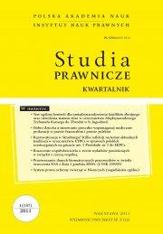 Studia Prawnicze Numer 3 2018 Prof. dr hab. Andrzej Wróbel Counter-limits doctrine in the jurisprudence of the Constitutional Tribunal (until 2015) 7 I. General notes 8 II.