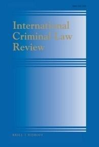 International Criminal Law Review Volume 19, No.